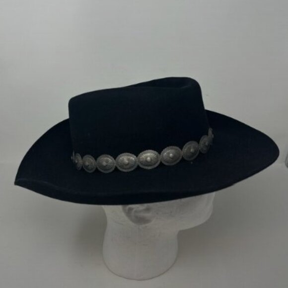 Wrangler Black Rugged Wear Cowboy Hat 7 1/8 studded DEALER Unisex